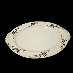 Vintage  Kent Balihai China 17.5” Oval‎ Severing Platter